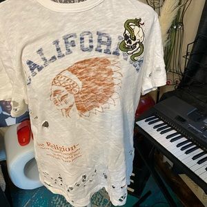 True Religion Distressed T-shirt